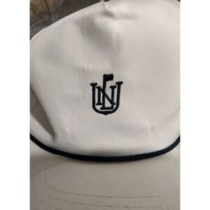 No Laying Up Hat Cap Navy Blue Flag Logo Adjustable Golf by Imperial